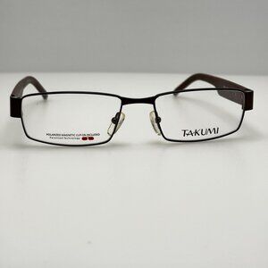 Takumi Eyeglasses Eye Glasses Frames T9968 10 53-17-140 W/ Clip